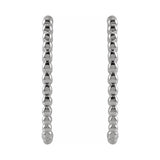 Beaded Hoop Earrings
