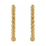 Beaded Hoop Earrings