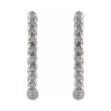 Beaded Hoop Earrings