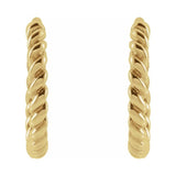 Rope Hoop Earrings