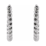 Rope Hoop Earrings