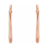 Flexible Endless Tube Hoop Earrings