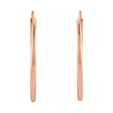 Flexible Endless Tube Hoop Earrings