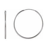 Flexible Endless Tube Hoop Earrings