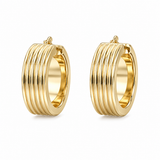 Estate 14k Yellow Gold Hoop Earrings