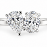 Various Shapes Contemporary Engagement Ring