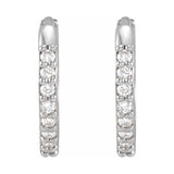 Accented Huggie Earrings
