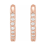 Accented Huggie Earrings