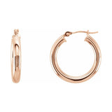 Tube Hoop Earrings