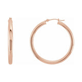 Tube Hoop Earrings