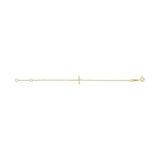 Youth Sideways Cross Bracelet