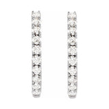 Lab-Grown Diamond Hoop Earrings
