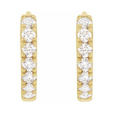 Lab-Grown Diamond Hoop Earrings