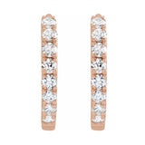 Lab-Grown Diamond Hoop Earrings
