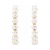 Pearl Hoop Earrings