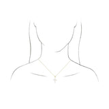 Pearl Cross Necklace or Pendant