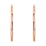Endless Tube Hoop Earrings