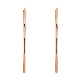 Endless Tube Hoop Earrings