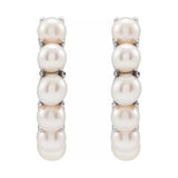 Pearl Huggie Earrings