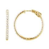 Inside-Outside Hoop Earrings