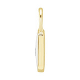 Accented Enamel Lock Charm/Pendant