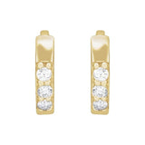 Accented Huggie Earrings