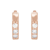 Accented Huggie Earrings