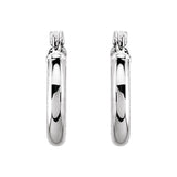 Tube Hoop Earrings