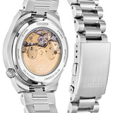 Citizen Silver Tone Stainless Steel Automatic Watch