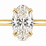 Oval Solitare Engagement Ring