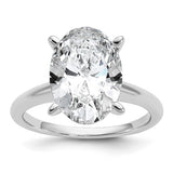 Oval Solitare Engagement Ring