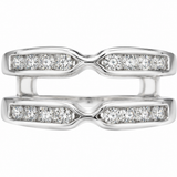 Estate 14k White Gold Diamond Jacket