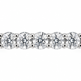 Straight Row Diamond Band