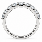 Straight Row Diamond Band