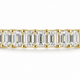 Yellow Gold Straight Row Diamond Band