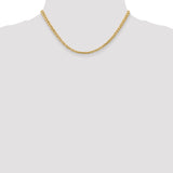 14k 4mm Semi-Solid Anchor Chain