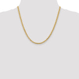 14k 4mm Semi-Solid Anchor Chain
