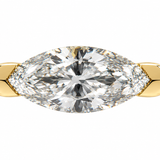 Marquise Contemporary Engagement Ring