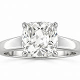 Cushion Solitare Engagement Ring
