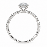 Marquise Halo Engagement Ring