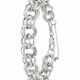 Estate Sterling Silver Link Bracelet