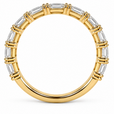 Yellow Gold Straight Row Diamond Band