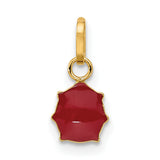 14k Enameled Ladybug Charm