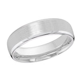 6mm Platinum Classic Satin Wedding Band