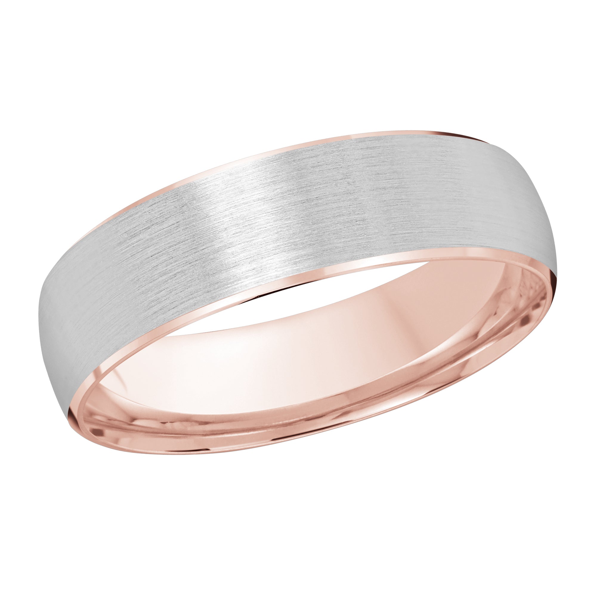 6mm Flat Satin Wedding Band