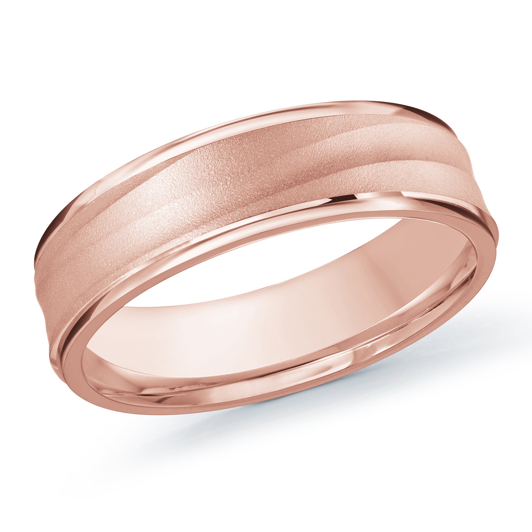 6mm Sandblasted Wedding Band