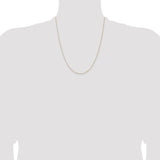 14k .5mm Box with Lobster Clasp Chain