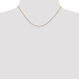 14k .9mm D/C Round Open Link Cable Chain