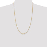 14k 1.3mm Heavy-Baby Rope Chain