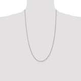14k WG 1.3mm Heavy-Baby Rope Chain